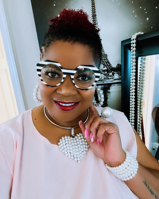 Big Heart Pearl Choker