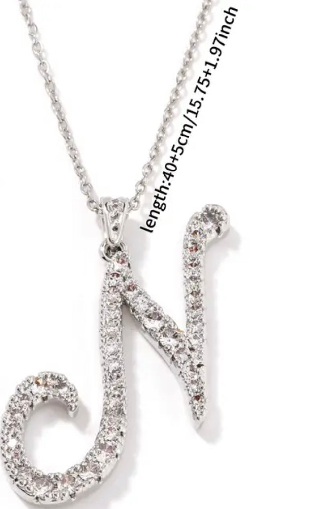 Monogram N Necklace