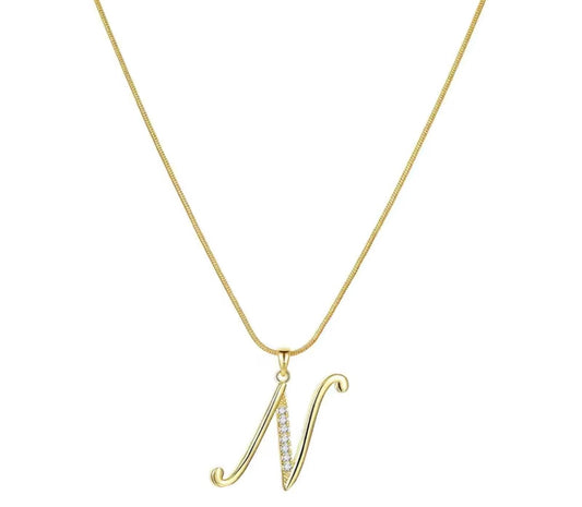 Monogram N Necklace