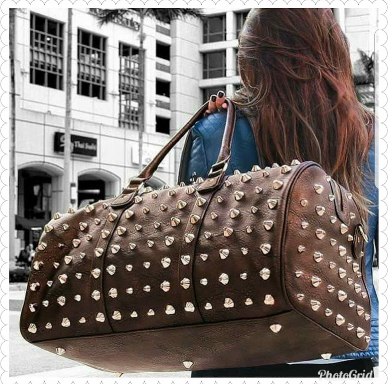 Stud N Chic Weekender bag