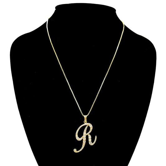 Monogram R Necklace