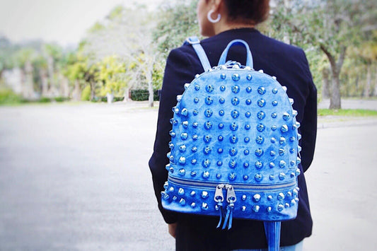 Stud N Chick Denim bookbag