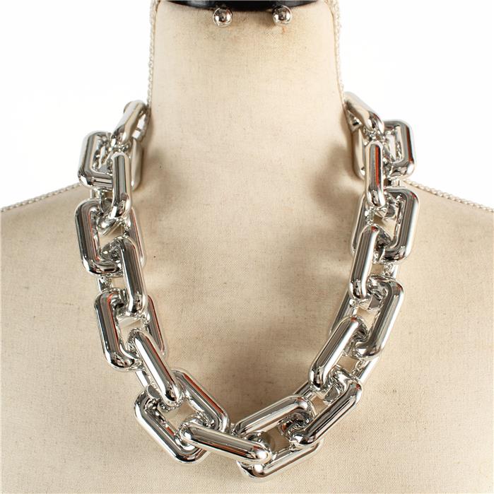 CHUNKY CHAIN NECKLACE SET
