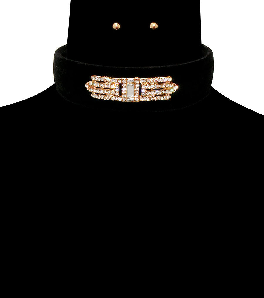 Velvet Stoned Choker