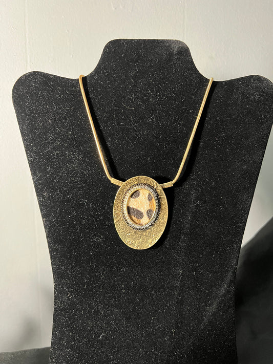 Leopard Eye Necklace Set