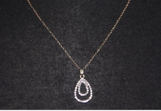 2 Teardrop necklace