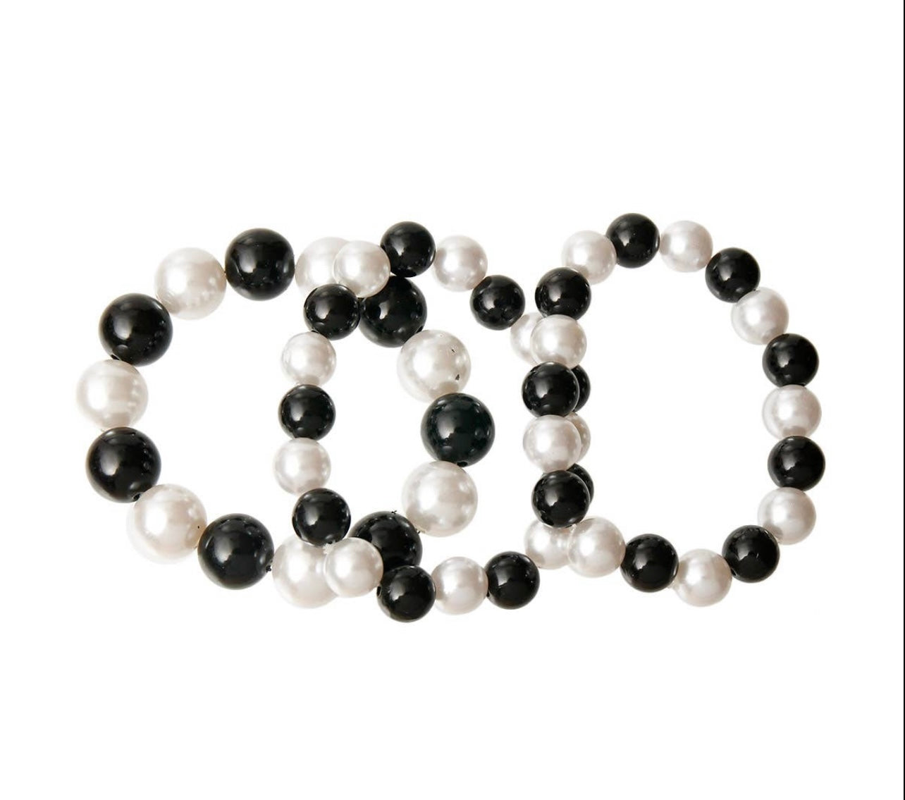 3 LAYERED PEARL NECKLACE SET