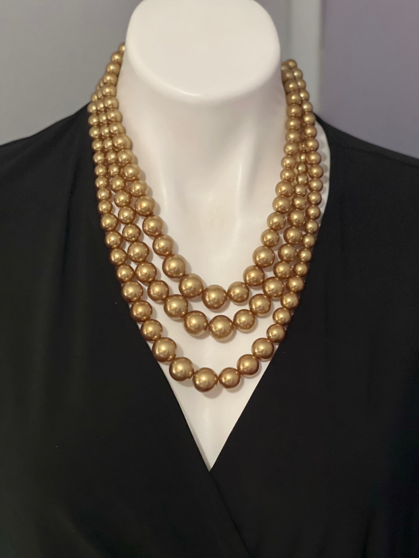 Gold matte Pearl set