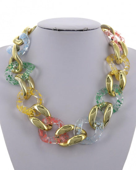 Rainbow shine link chain