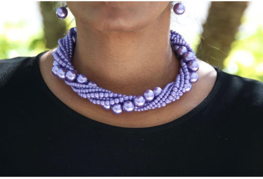 Purple Pearl twisted set