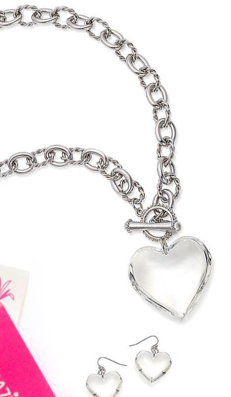 See thru my Heart set