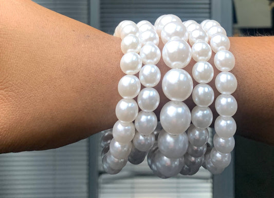 White Pearl Bracelet