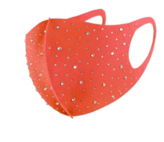 Red bling mask