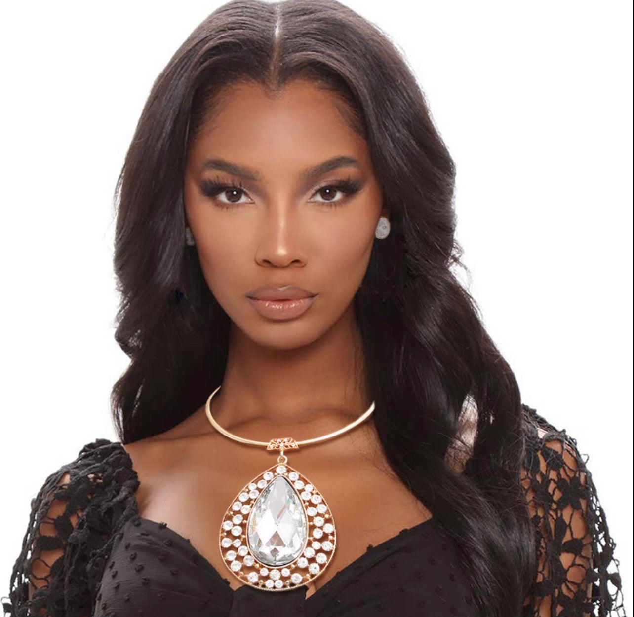 Rigid Gold Crystal Set