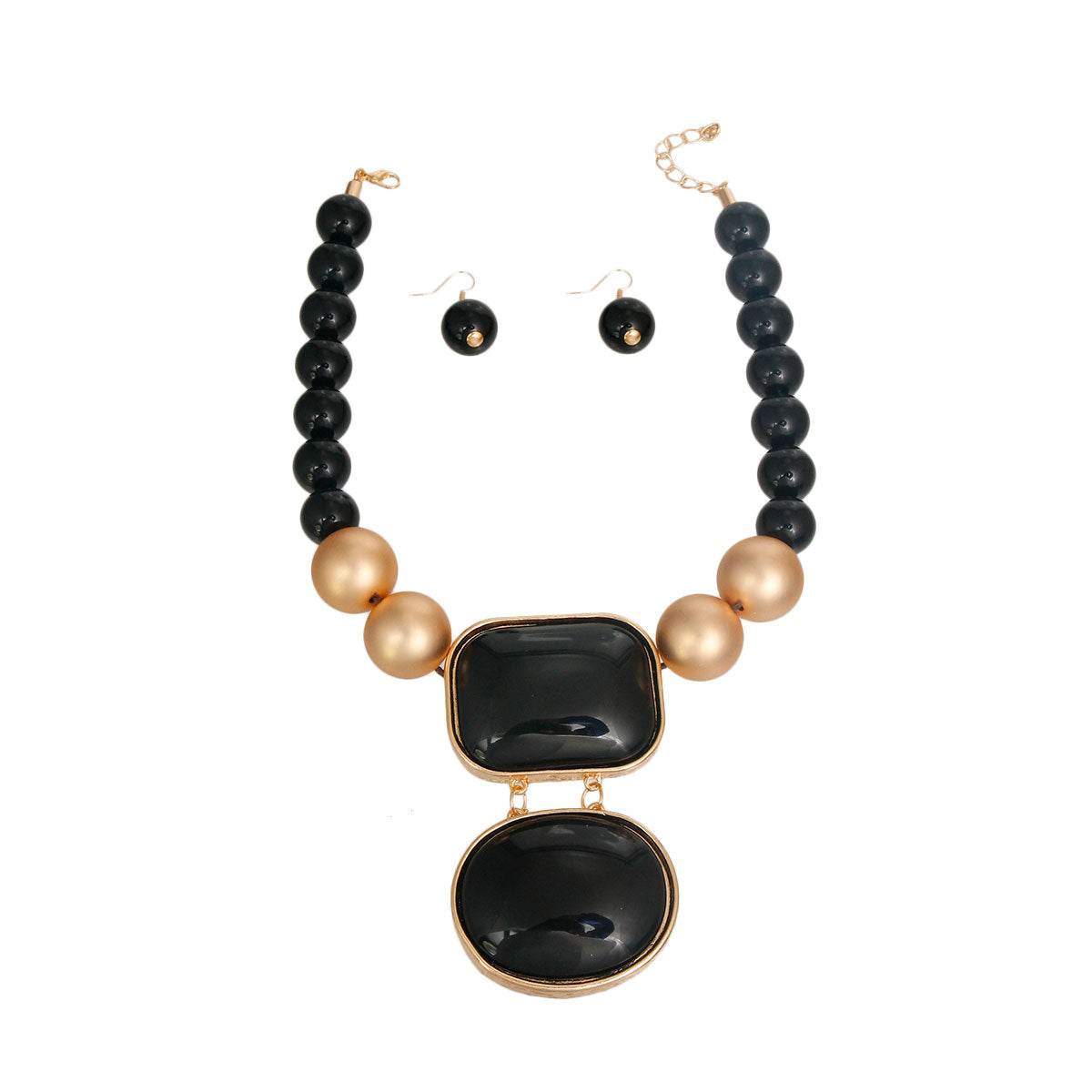 Black and Gold Pearl Pendant