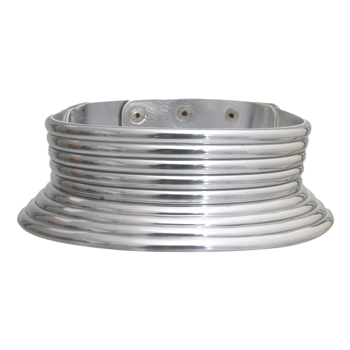 Vegan Leather Snap Collar