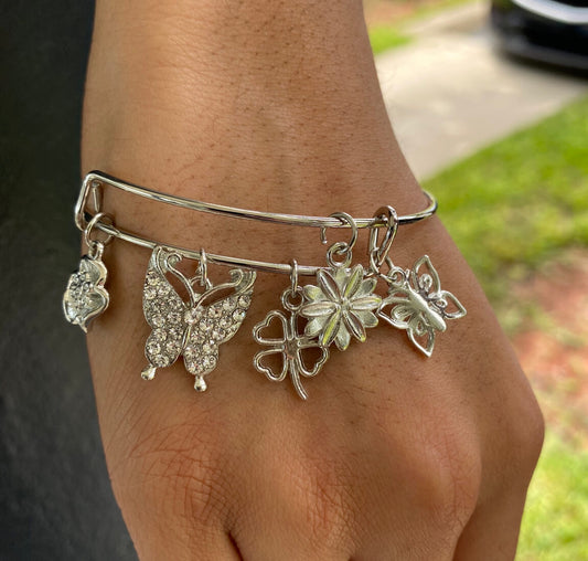 Butterfly Charm Bracelet