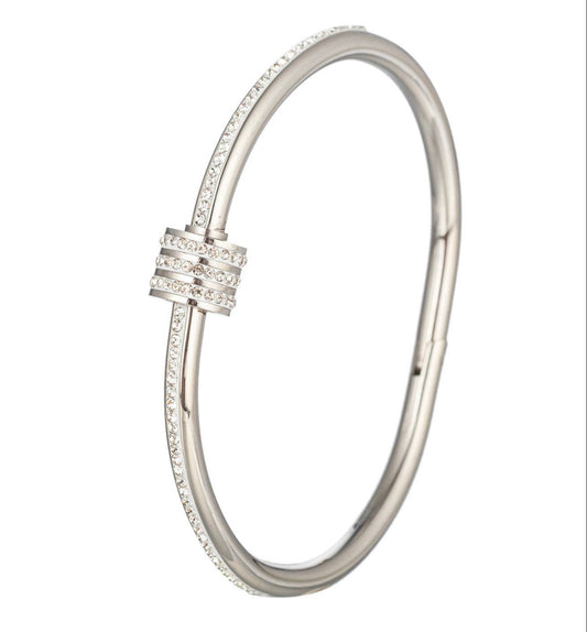 Sophie Cuff Bracelet - Silver