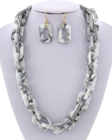 Marble chain set