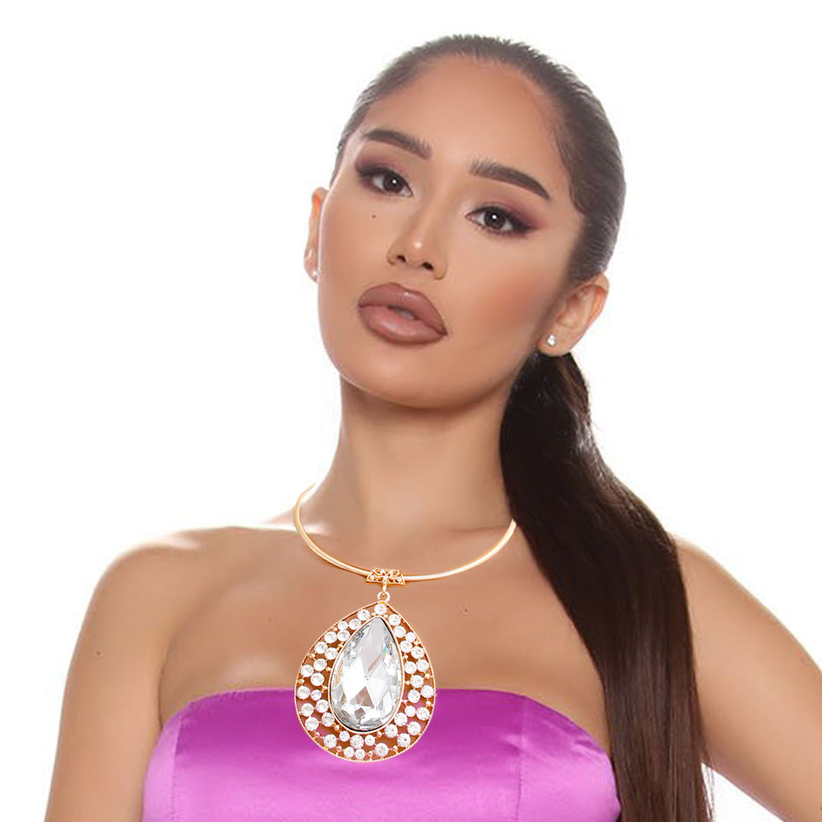 Rigid Gold Crystal Set