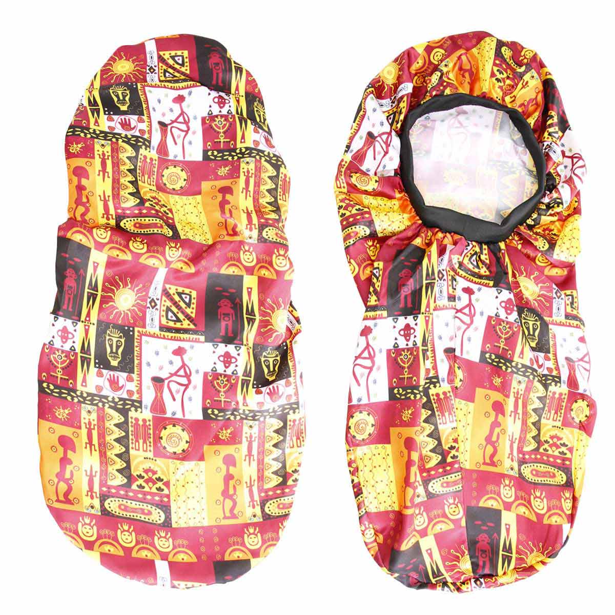 Burgundy Tribal Dreadlocks Braid Bonnet