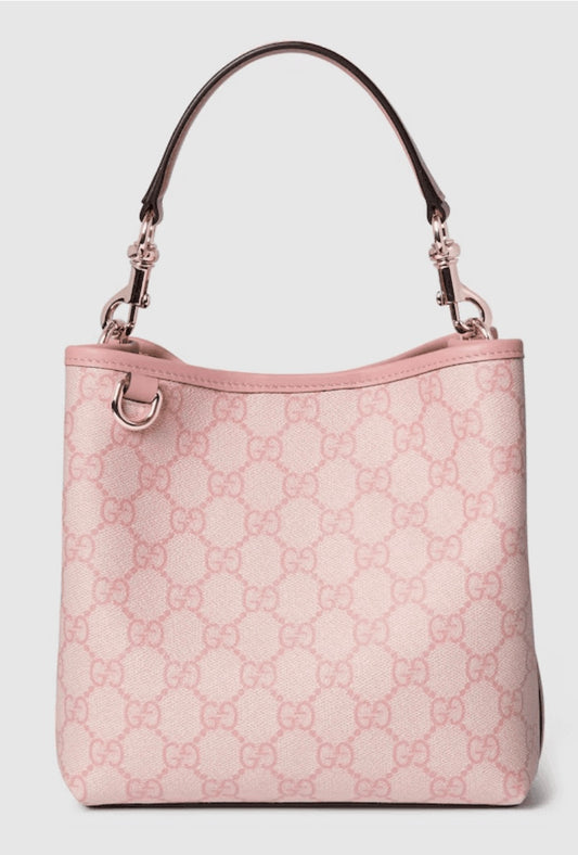 GUCCI EMBLEM SMALL BUCKET BAG