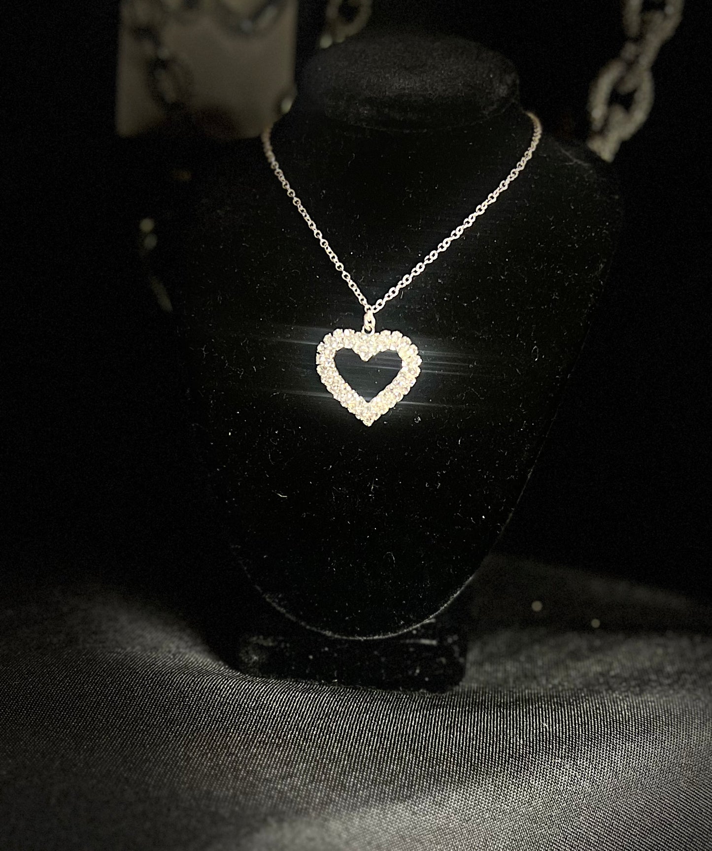 Bling my heart necklace