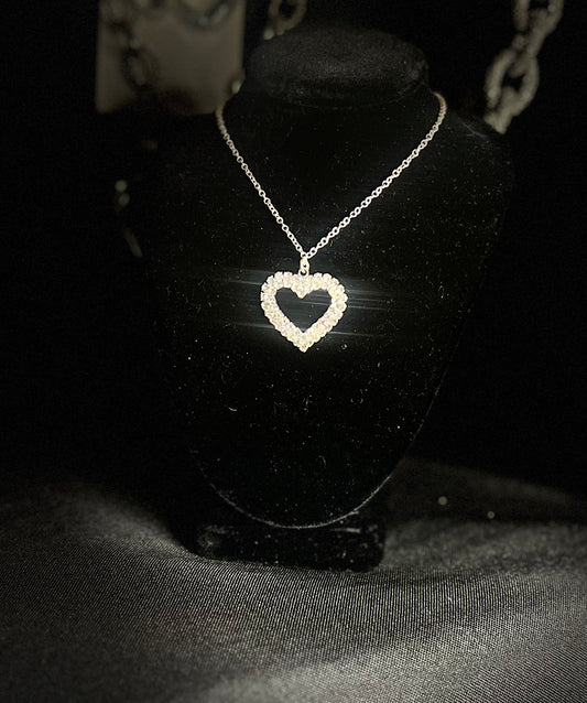 Bling my heart necklace