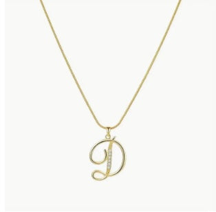 Monogram D Necklace