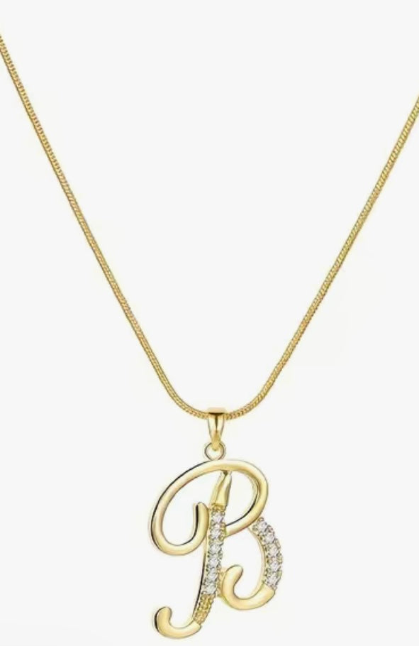 Monogram B Necklace