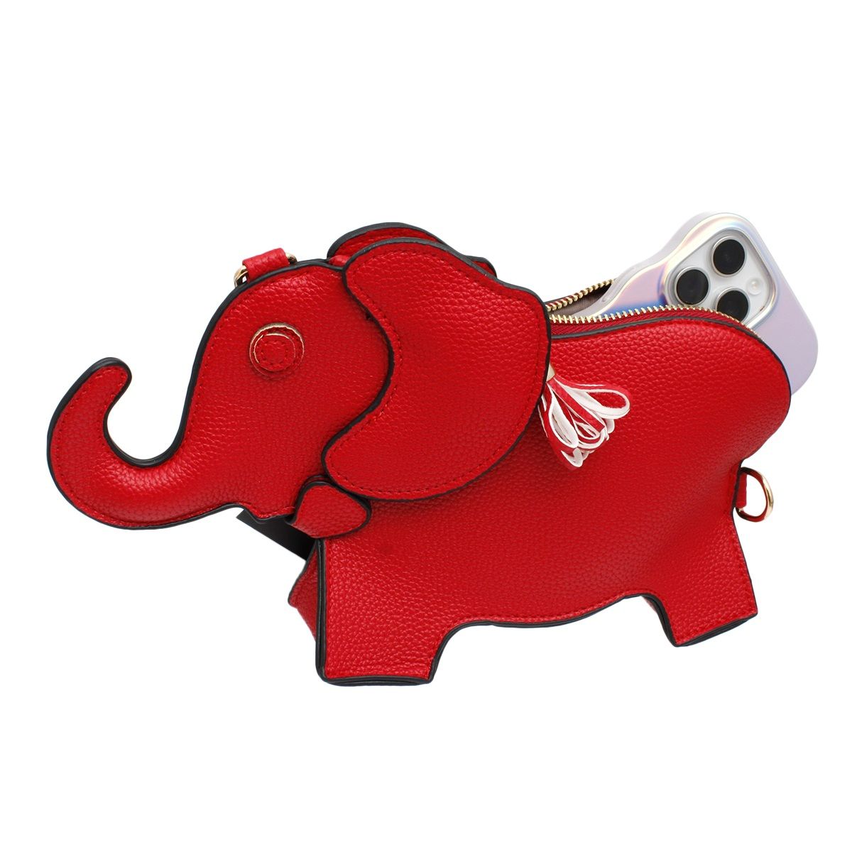 Bag Red Elephant Crossbody Clutch for Women DST