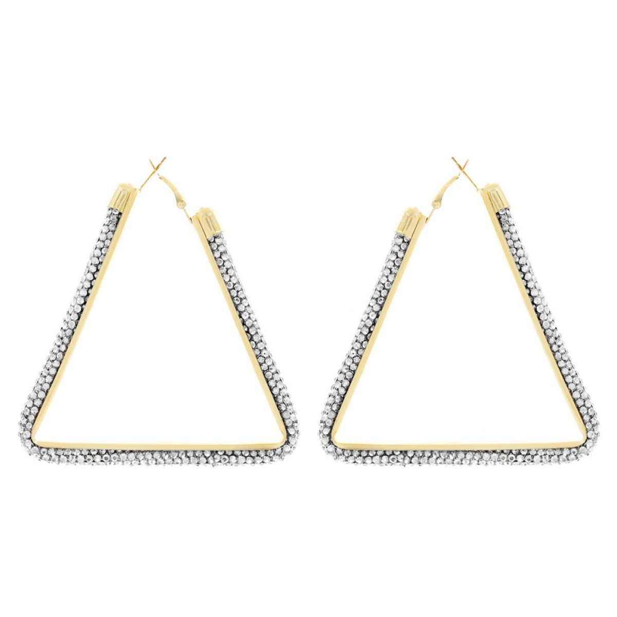 Triangle Tube Clear Hoops