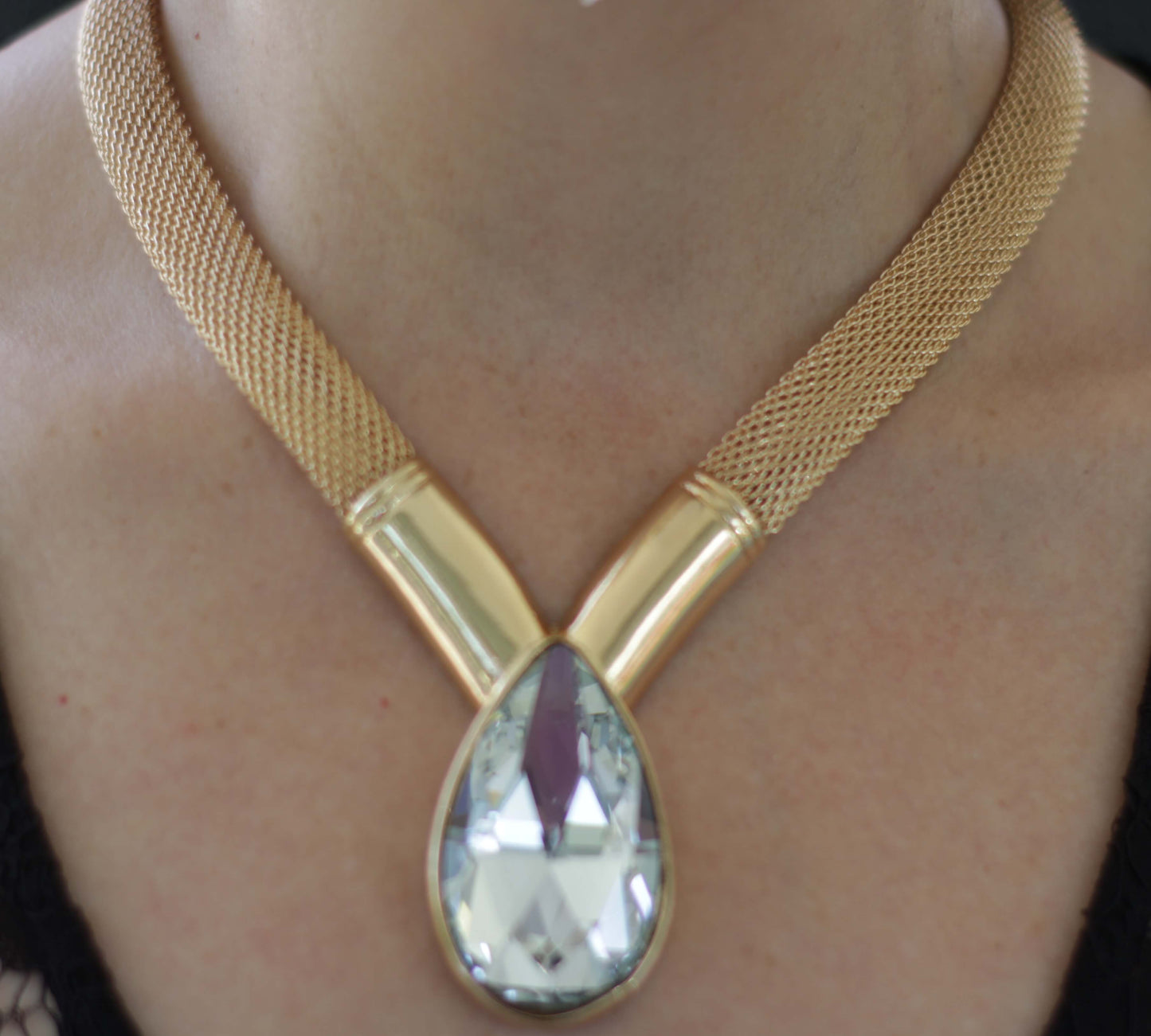 Diamondz Teardrop Necklace