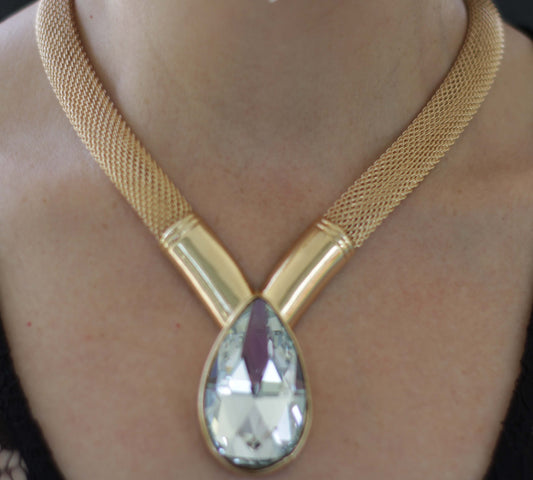 Diamondz Teardrop Necklace