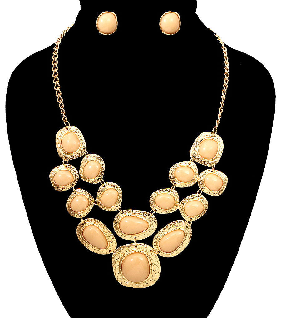 Beads Statement Necklace Set