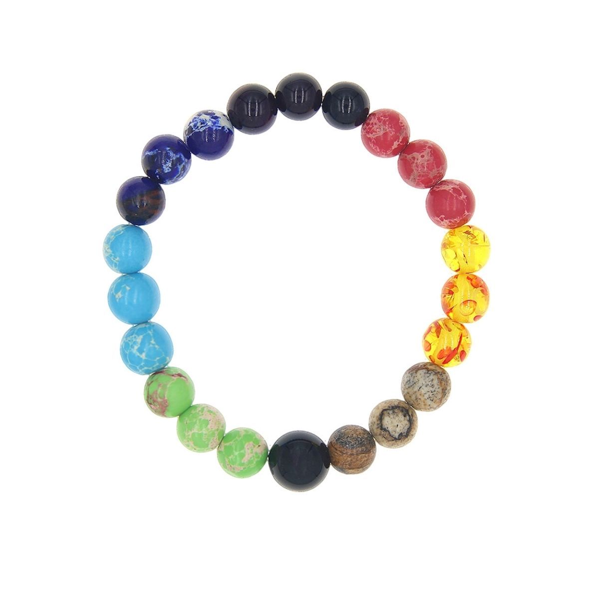 8mm Color Therapy Stone Bracelet