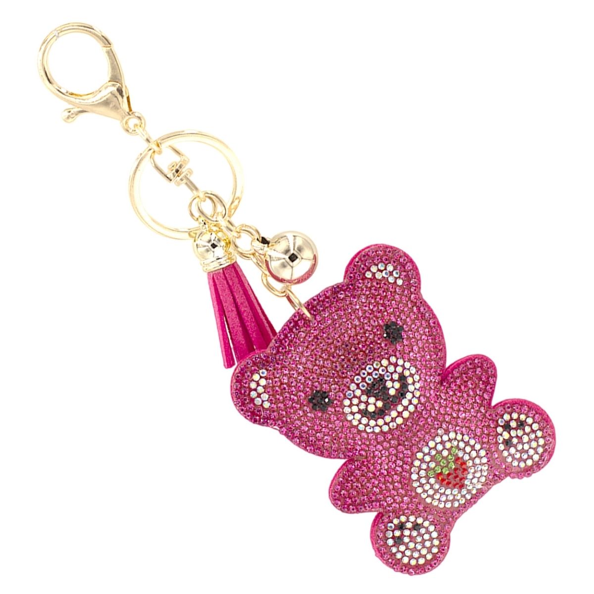 Teddy Bear Keychain Bag Charm