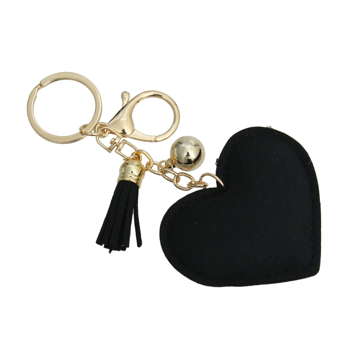 Sassy Heart Keychain Bag Charm