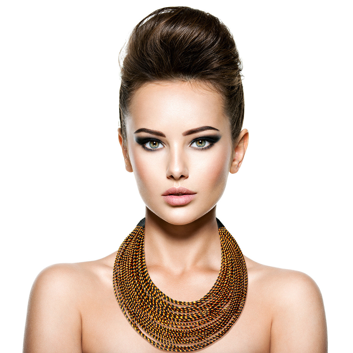 Tribal Layered Wrapped Necklace